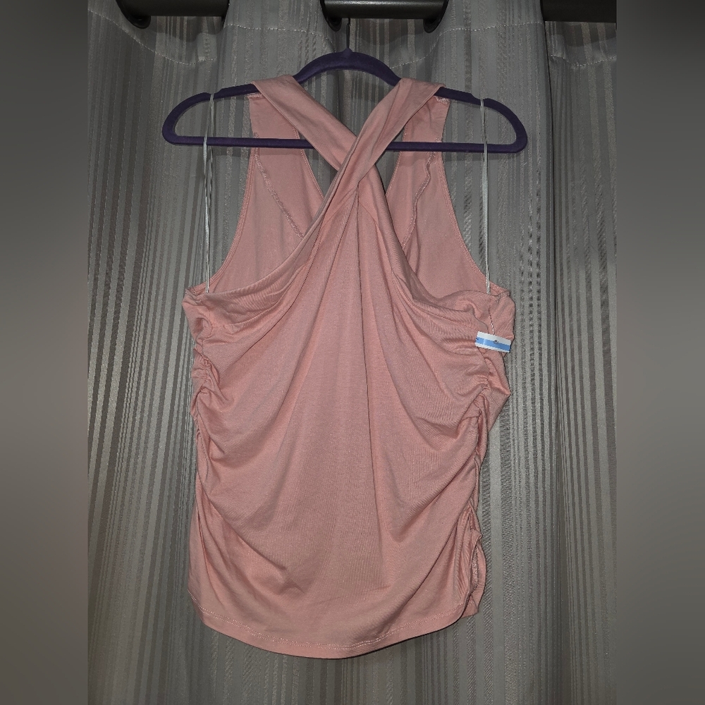 Robert Rodriguez Blush Cross-Back Tee